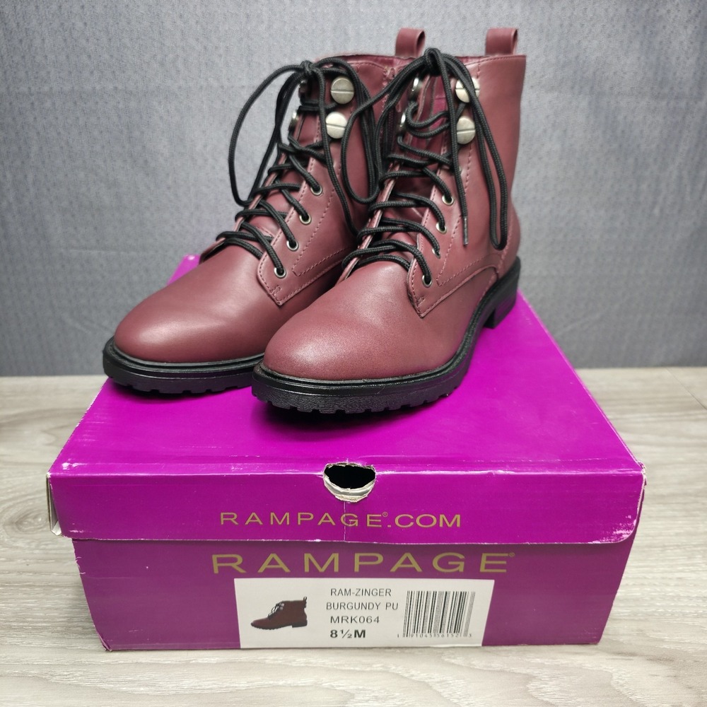 Rampage Women's Boots - Burgundy Beautiful - Size 8.5 M